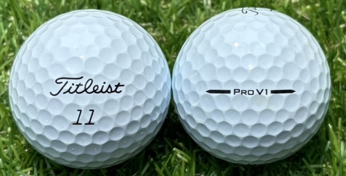 Titleist タイトリスト PRO v1 2025年モデル◇12球【A級ランク】WHITE ロストボール