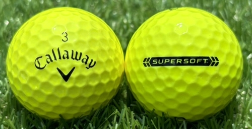 Callaway キャロウェイ SUPERSOFT 2023年モデル◇12球【A級ランク】YELLOW ロストボール
