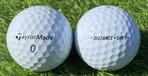 TaylorMade テーラーメイド DISTANCE⁺SOFT◇12球【SA級ランク】WHITE ロストボール