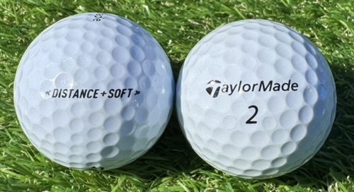 TaylorMade テーラーメイド DISTANCE⁺SOFT◇24球【AB級ランク】WHITE ロストボール