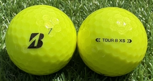 BRIDGESTONE ブリヂストン TOUR B XS 2024年モデル◇12球【SA級ランク】YELLOW ロストボール