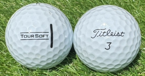 Titleist タイトリスト TOUR SOFT 2022年モデル◇12球【A級ランク】WHITE ロストボール