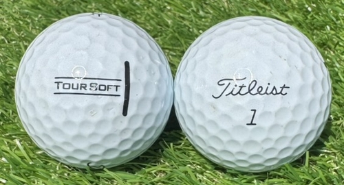 Titleist タイトリスト TOUR SOFT 2022年モデル◇12球【AB級ランク】WHITE ロストボール