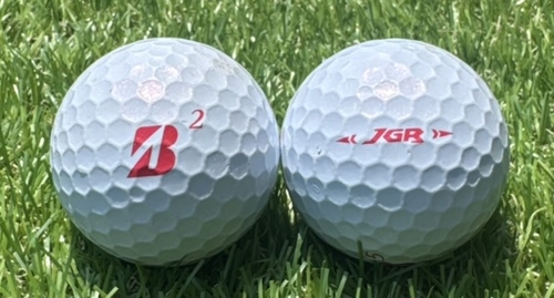 BRIDGESTONE ブリヂストン TOUR B JGR 2023 年モデル◇12球【AB級ランク】パールピンク ロストボール