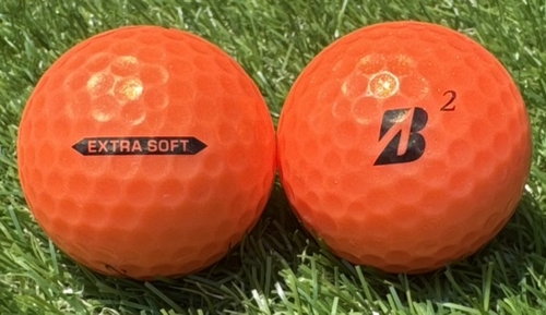 BRIDGESTONE ブリヂストン EXTRA SOFT 2021年モデル◇12球【AB級ランク】ORANGE ロストボール