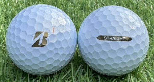 BRIDGESTONE ブリヂストン STRAIGHT 2021年モデル◇12球【SA級ランク】パールホワイト ロストボール