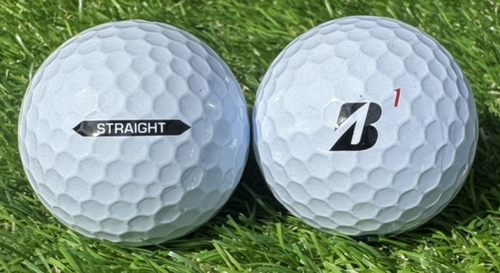 BRIDGESTONE ブリヂストン STRAIGHT 2021年モデル◇12球【A級ランク】WHITE ロストボール