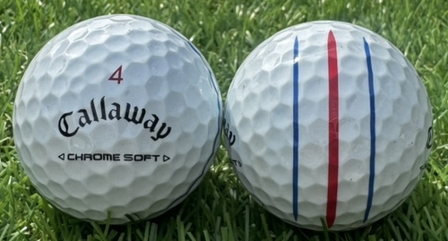 Callaway キャロウェイ CHROME SOFT 2024年モデル ◇12球【A級ランク】WHITE ロストボール