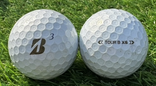 BRIDGESTONE ブリヂストン TOUR B XS 2024年モデル◇12球【AB級ランク】パールホワイト ロストボール