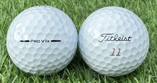 Titleist タイトリスト PRO v1x 2025年モデル◇12球【A級ランク】WHITE ロストボール