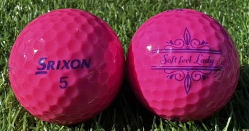 SRIXONスリクソン SOFT FEEL LADY 2021年モデル◇12球【SA級ランク】 PINK　ロストボール