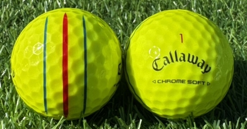 Callaway キャロウェイ CHROME SOFT  2024年モデル ◇12球【SA級ランク】YELLOW ロストボール