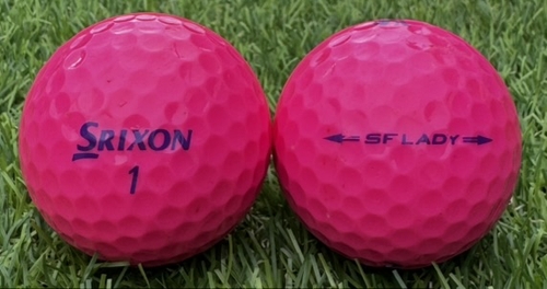 SRIXON スリクソン SOFT FEEL LADY◇12球【AB級ランク】パッションピンク ロストボール