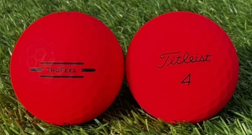 Titleist タイトリスト TRUFEEL 2024年モデル◇12球【A級ランク】マットレッド ロストボール