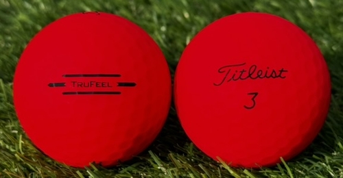 Titleist タイトリスト TRUFEEL 2024年モデル◇12球【AB級ランク】マットレッド ロストボール