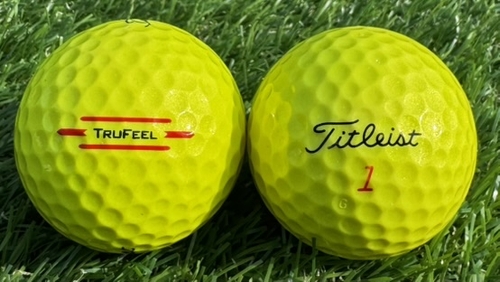 Titleist タイトリスト TRUFEEL 2024年モデル◇12球【A級ランク】YELLOW ロストボール