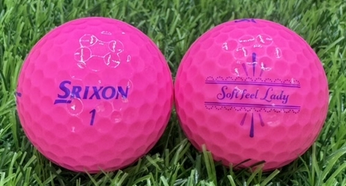 SRIXONスリクソン  SOFT FEEL LADY 2025年モデル◇12球【A級ランク】パッションピンク ロストボール