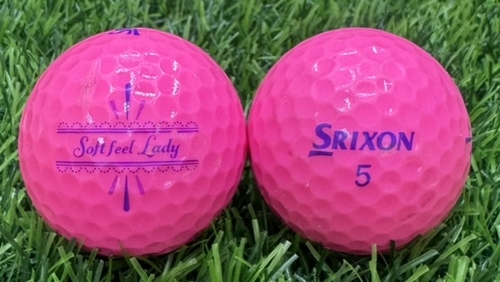 SRIXONスリクソン SOFT FEEL LADY 2025年モデル ◇12球【AB級ランク】パッションピンク ロストボール