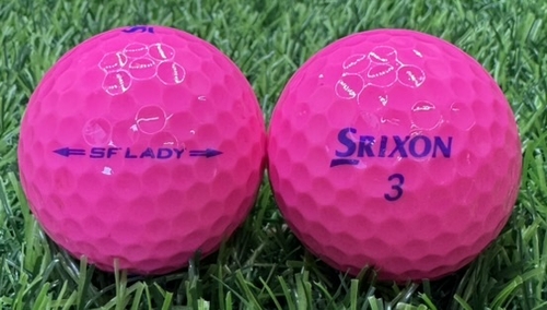 SRIXON スリクソン SOFT FEEL LADY◇12球【A級ランク】パッションピンク ロストボール