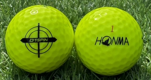 HONMA D1 SPIN 2023年モデル◇12球  【SA級ランク】 YELLOW ロストボール