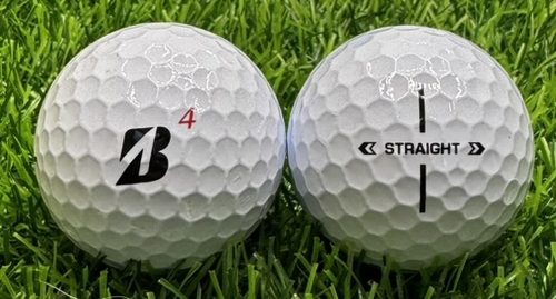 BRIDGESTONE ブリヂストン STRAIGHT 2025年モデル◇12球【A級ランク】WHITE ロストボール