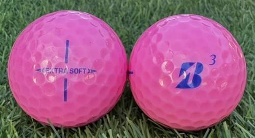 BRIDGESTONE ブリヂストン EXTRA SOFT 2023年モデル◇12球【SA級ランク】PINK ロストボール