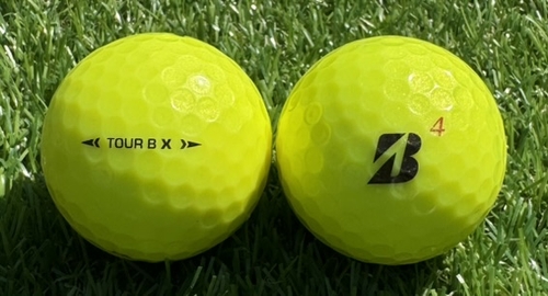 BRIDGESTONE ブリヂストン TOUR B X 2022年モデル◇12球【B級ランク】YELLOW ロストボール