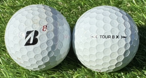 BRIDGESTONE ブリヂストン TOUR B X 2022年モデル◇12球【B級ランク】WHITE ロストボール