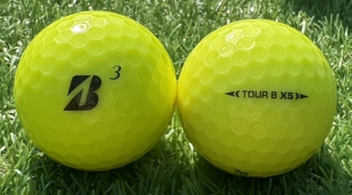 BRIDGESTONE ブリヂストン TOUR B XS 2022年モデル◇12球【A級ランク】YELLOW ロストボール